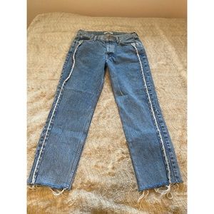 Pull&Bear jeans. Stripe detailing. Size US 6. OBO